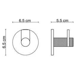 Fontana FY-90201 Mat Altın-Siyah Askı Hemen Al