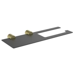 Fontana FY-90203 Mat Altın-Siyah Tuvalet Askılığı Hemen Al
