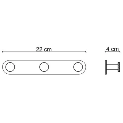Fontana FY-90209 Mat Altın-Siyah Askı Hemen Al