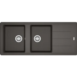 Franke Basis BFG 621-116 Sağ-Sol Damlalıklı Slate Grey Granit Evye Hemen Al