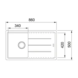 Franke Basis Bfg 611-86 Granit Eviye + Active Plus Doccia 2.0 Armatür Seti (Nero) Hemen Al