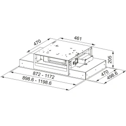Franke CEILING FCMA 90 C XS A+ Tavan Tipi Davlumbaz Hemen Al