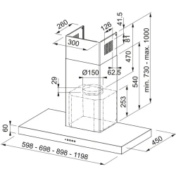 Franke Davlumbaz Format 60 Fdf H70 6557L Xs Inox 60 Cm Hemen Al