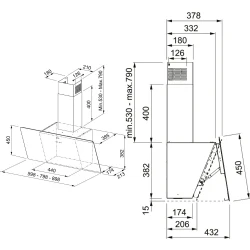 Franke Davlumbaz Fpj 915 V Bk A 90 Cm Siyah Hemen Al