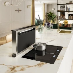Franke FDW 908 IB XS Siyah Cam-Inox 90 Cm Tezgahaltı Davlumbaz Hemen Al