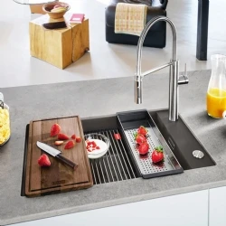 Franke Kubus 2 KNG 110-62 Slate Grey Granit Eviye Hemen Al