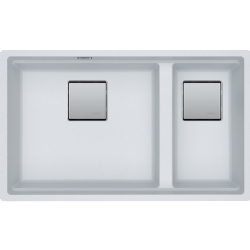 Franke Kubus 2 KNG 160-46-21 Bianco Granit Eviye