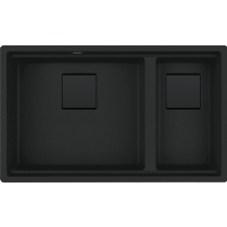 Franke Kubus 2 KNG 160-46-21 Mat Siyah Tezgah Altı Granit Eviye
