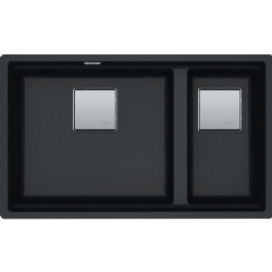Franke Kubus 2 KNG 160-46-21 Nero Granit Eviye