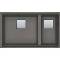 Franke Kubus 2 KNG 160-46-21 Stone Grey Granit Eviye