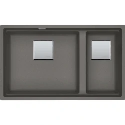 Franke Kubus 2 KNG 160-46-21 Stone Grey Granit Eviye Hemen Al