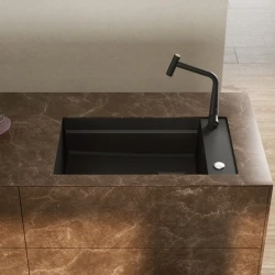 Franke Kubus Kng 110-62 Nero Granit Evye Hemen Al