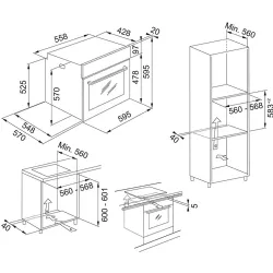 Franke Linear FSL 82 H XS Inox Fırın Hemen Al