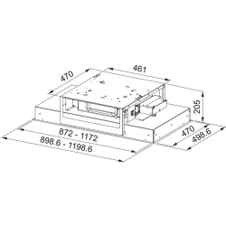 Franke Maris Ceeling FCMA 90 C WHG A+ White Ada Tipi Davlumbaz Hemen Al