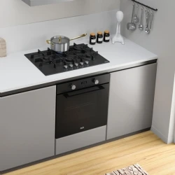 Franke Maris FHMA 755 4G DCL BK C Siyah Cam Ankastre Ocak Hemen Al