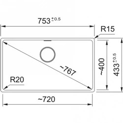 Franke Maris MRG 210/110-72 Oyster Granit Tezgah Altı Eviye Hemen Al