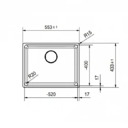 Franke Maris Mrg 110-52 Oyster Granit Evye Hemen Al