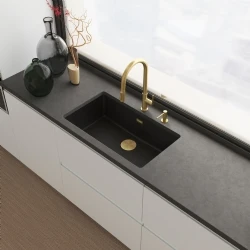 Franke Maris Slim Clear Water Altın Su Arıtma Filtreli Spiralli Eviye Armatürü Hemen Al