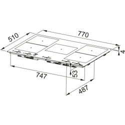Franke Mythos K-LINK FMY 805 I F KL MB Mat Siyah İndüksiyonlu Ankastre Ocak Hemen Al