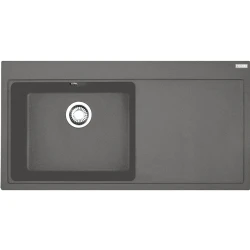Franke Mythos MTG 611-100 Sağ Damlalıklı Stone Grey Granit Evye Hemen Al