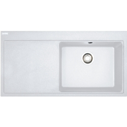 Franke Mythos MTG 611-100 Sol Damlalıklı Bianco Granit Evye