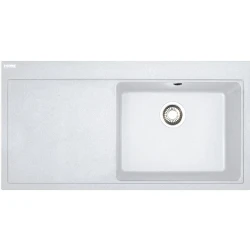 Franke Mythos MTG 611-100 Sol Damlalıklı Bianco Granit Evye Hemen Al