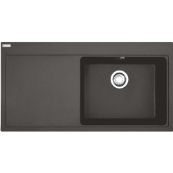 Franke Mythos MTG 611-100 Sol Damlalıklı Slate Grey Granit Evye