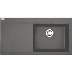 Franke Mythos MTG 611-100 Sol Damlalıklı Stone Grey Granit Evye Hemen Al