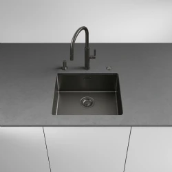 Franke Mythos Masterpiece Duşlamalı Spiralli Antrasit Evye Armatürü Hemen Al