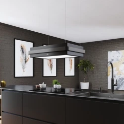 Franke Mythos Masterpiece FMYS BK/AN F80 KL Mat Siyah-Antrasit Ada Davlumbaz Hemen Al