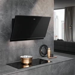 Franke Mythos Pro FMY 907 FM BK/BK Siyah Cam-Siyah Davlumbaz Hemen Al