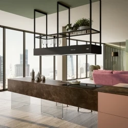 Franke Mythos T-Shelf Evolution FMY F160 Mat Siyah Ada Davlumbaz Hemen Al