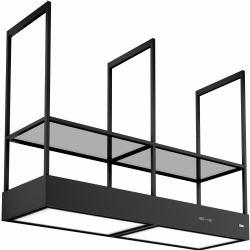 Franke Mythos T-Shelf Evolution FMY F160 Mat Siyah Ada Davlumbaz