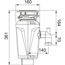 Franke Slim 50 Çöp Öğütücü Hemen Al
