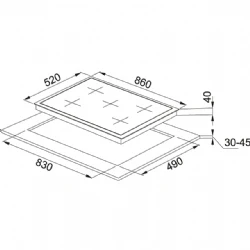 Franke Smart Linear FHNG 905 4G TC BK C Siyah Ocak Hemen Al