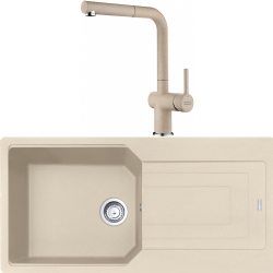 Franke Urban Ubg 611-100 Granit Eviye + Active Plus Doccia 2.0 Armatür (Avena)