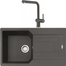 Franke Urban Ubg 611-86 Granit Eviye + Active Plus Doccia 2.0 Armatür (Slate Grey) Hemen Al