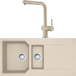 Franke Urban Ubg 651-100 1,5 Gözlü Granit Evye + Active Plus Doccia 2.0 Armatür (Avena) Hemen Al