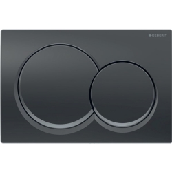 Geberit Alpha01 Siyah-Krom Kumanda Kapağı - 115.035.QC.1