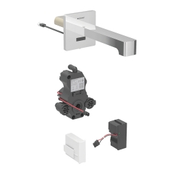 Geberit Brenta Fotoselli Anakstre Batarya - 17 Cm - Çift Su Girişli Termostatik Elektrikli