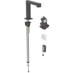 Geberit Brenta Mat Siyah Fotoselli Lavabo Bataryası - 116.193.14.1