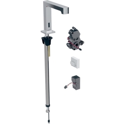 Geberit Brenta Mat Siyah Fotoselli Lavabo Bataryası - 116.197.14.1