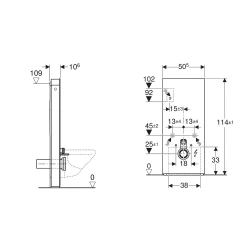Geberit Monolith Plus 114 Cm Beton Görünümlü  Asma Klozet İçin Rezervuar Modülü - 131.231.JV.7 Hemen Al