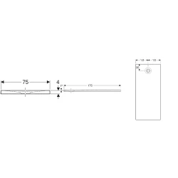 Geberit Olona 170x75 Cm Mat Beyaz Dikdörtgen Duş Teknesi - 550.777.00.1 Hemen Al