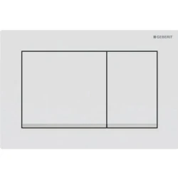 Geberit Omega20 Mat Beyaz-Parlak Krom Kumanda Kapağı - 115.080.JT.1 Hemen Al
