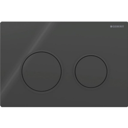 Geberit Omega20 Mat Siyah Çift Basmalı  Kumanda Kapağı - 115.085.DW.1
