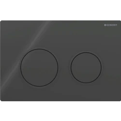 Geberit Omega20 Mat Siyah Çift Basmalı  Kumanda Kapağı - 115.085.DW.1 Hemen Al