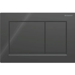 Geberit Omega20 Siyah-Mat Siyah Kumanda Kapağı - 115.080.DW.1 Hemen Al