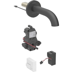 Geberit Piave Mat Siyah Fotoselli Lavabo Bataryası - 116.266.SN.1