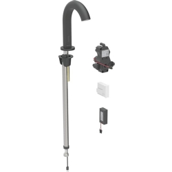 Geberit Piave Mat Siyah Fotoselli Lavabo Bataryası - 116.184.14.1